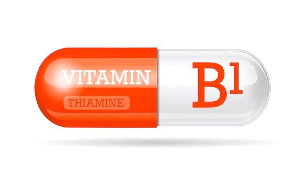 Oculax conține vitamina B1 (tiamină)