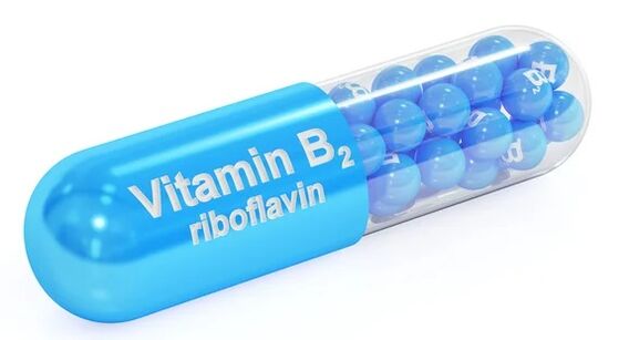 Oculax conține vitamina B2
